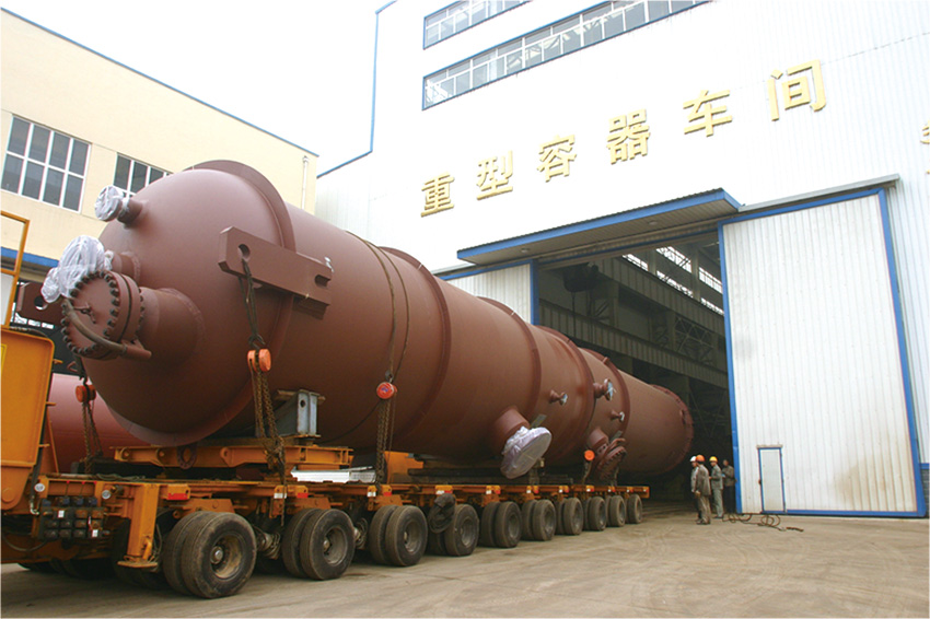 2007年10月齊魯石化煤制氫熱再生塔